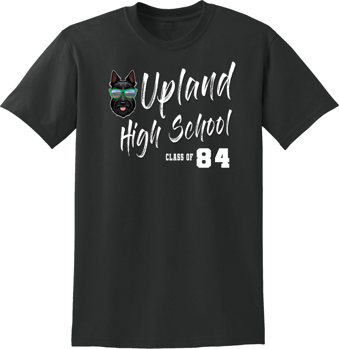 Alumni-2-Black-T-Shirt-Front UHS Alumni T-Shirts – Design-1